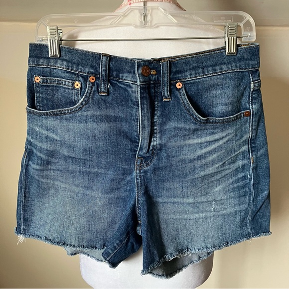 Madewell Pants - Madewell Blue Denim Jean Shorts